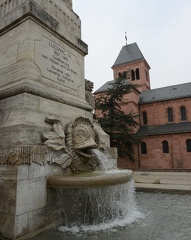 Ludwig fountain with St Martin s church in the background